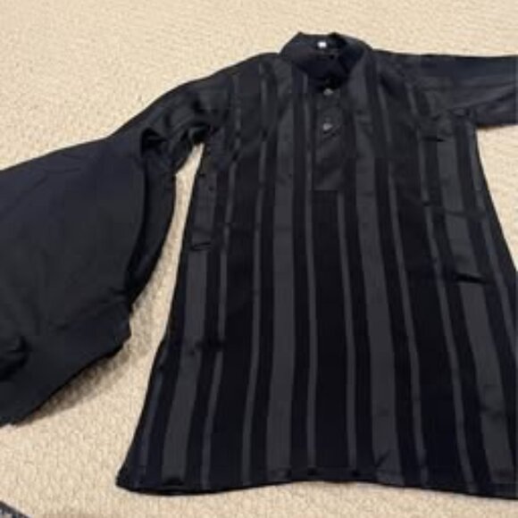 Kids Muharram outfits-Ethnic/desi/Pakistani Boys Kurta set - Picture 1 of 3